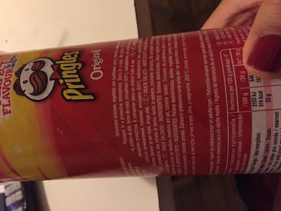 Pringles ORG Original - المكونات