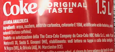 Coca Cola - مكونات - en