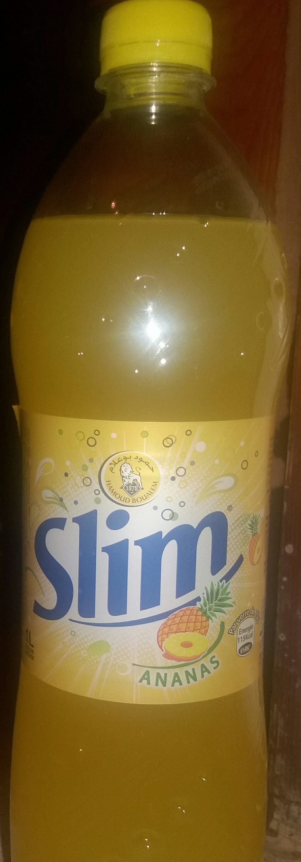 Slim ananas 1ل - المكونات - fr